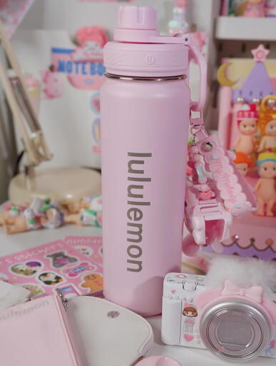 Pink Lululemon Water Jug